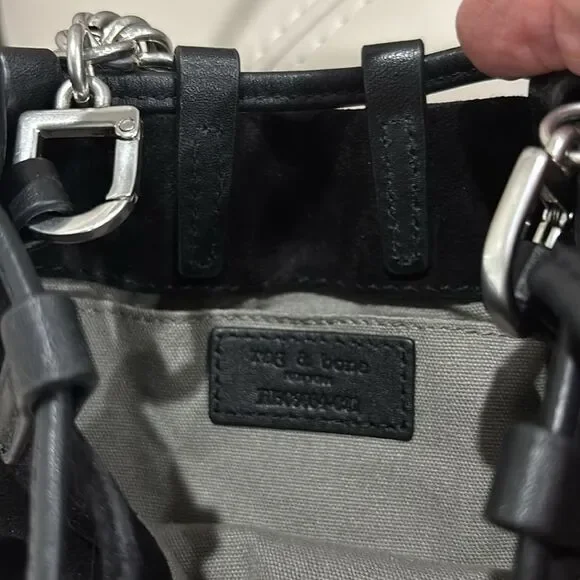 RAG & BONE Leather & Suede Dayton mini. 2 ways to wear it. - Picture 6 of 7